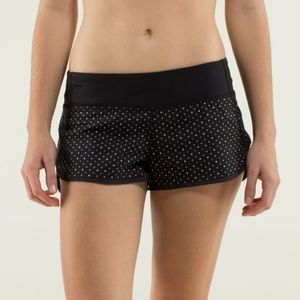 Lululemon Run: Speed Short 2-way Stretch Polka Dot